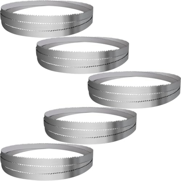 144" Sawmill Bandsaw Blades 5-Pack Compatible with Wood-Mizer, Bandsaw Blades