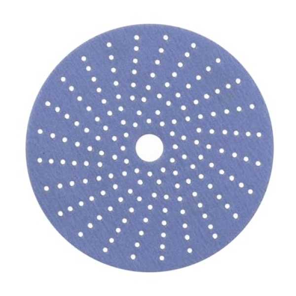 Sunmight Ceramic Film Multi-Hole Grip Discs – 320 Grit 6 Inch Sanding Discs Hook