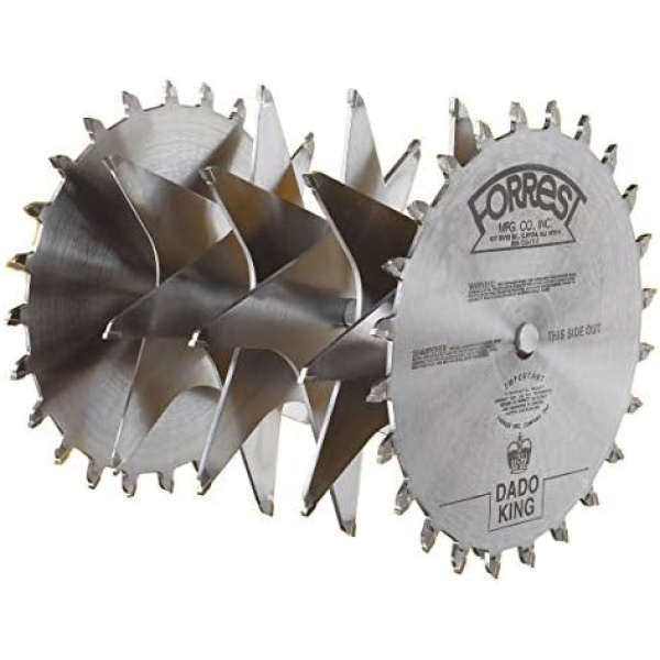 Forrest DK10244G Dado King 10-Inch 24/4 Tooth 29/32-Inch Kerf Saw Blade