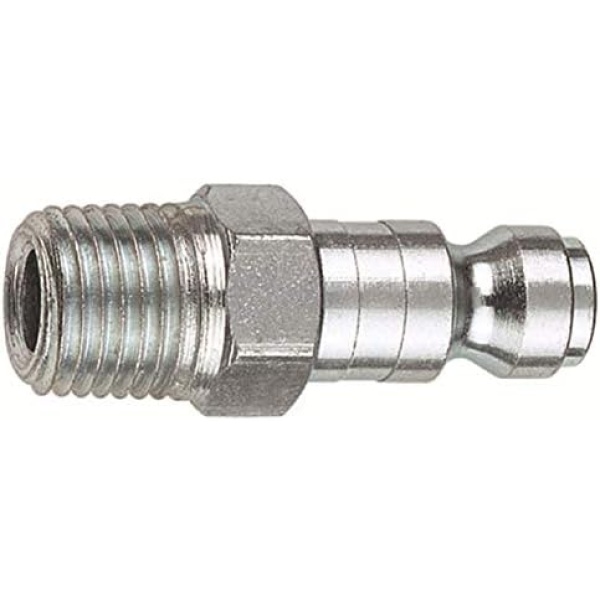 Amflo CP1 1/4" T Design x 1/4" MNPT Steel Plug - Box of 10